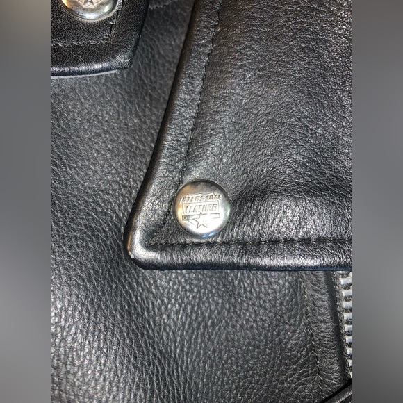 Interstate Leather - Black Retro Jacket - Picture 10 of 16